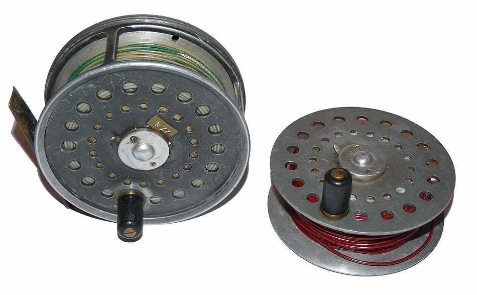 Dickson of Edinburgh 4" vintage salmon fly reel + s/spool