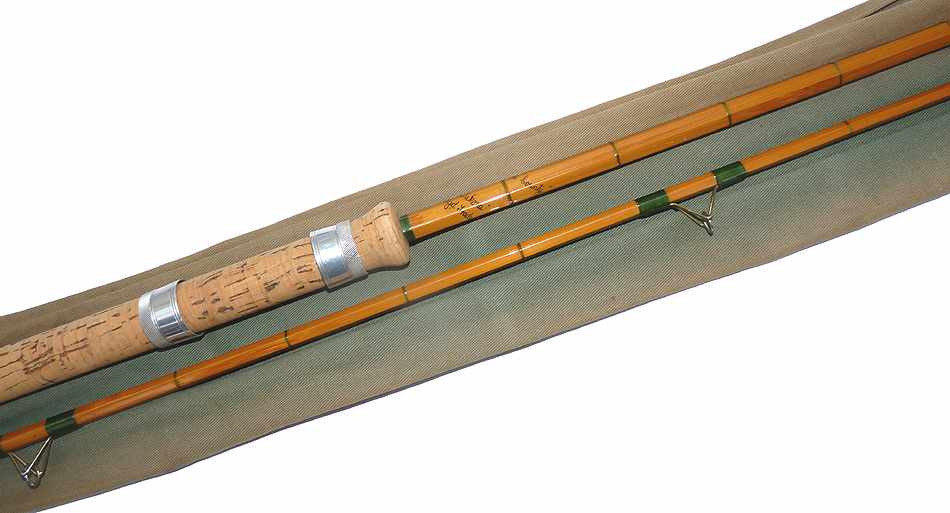 Hardy The County Palakona 8' 2pce cane spining rod salmon pike carp