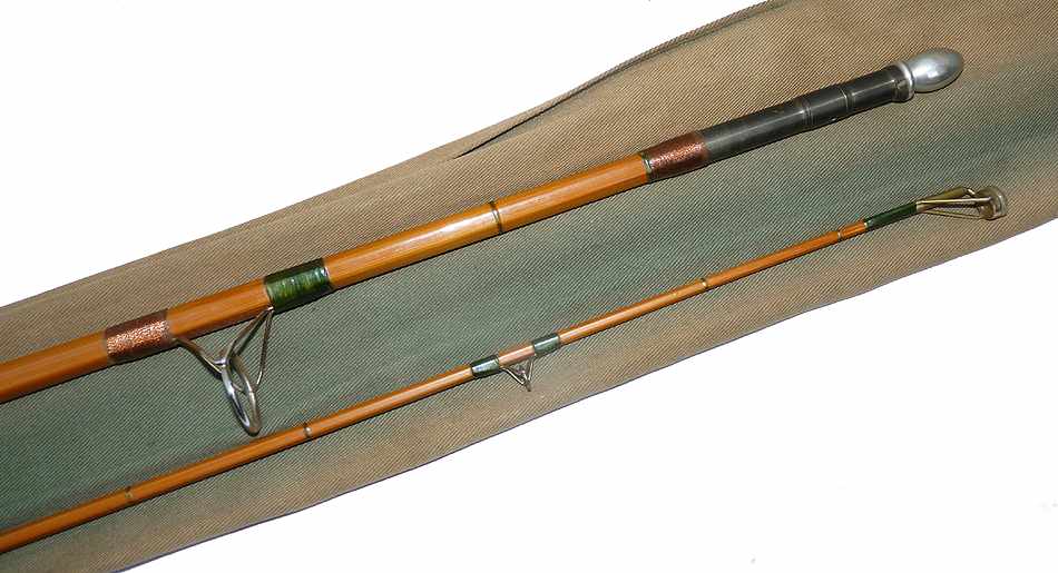 Hardy The County Palakona 8' 6" 2pce cane spinning rod salmon pike carp - Image 4