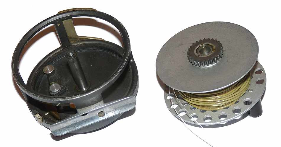 Hardy Zenith wide drum vintage trout fly reel + Hardy case - Image 4