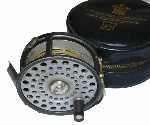 Hardy Zenith wide drum vintage trout fly reel + Hardy case