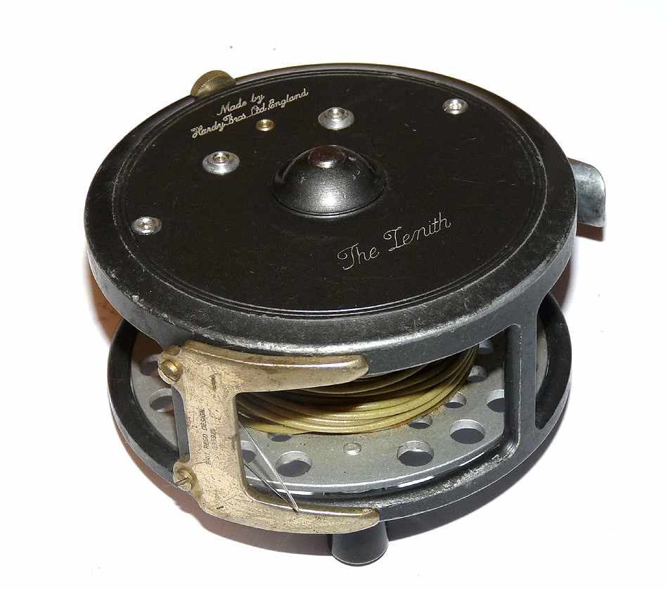 Hardy Zenith wide drum vintage trout fly reel + Hardy case - Image 3
