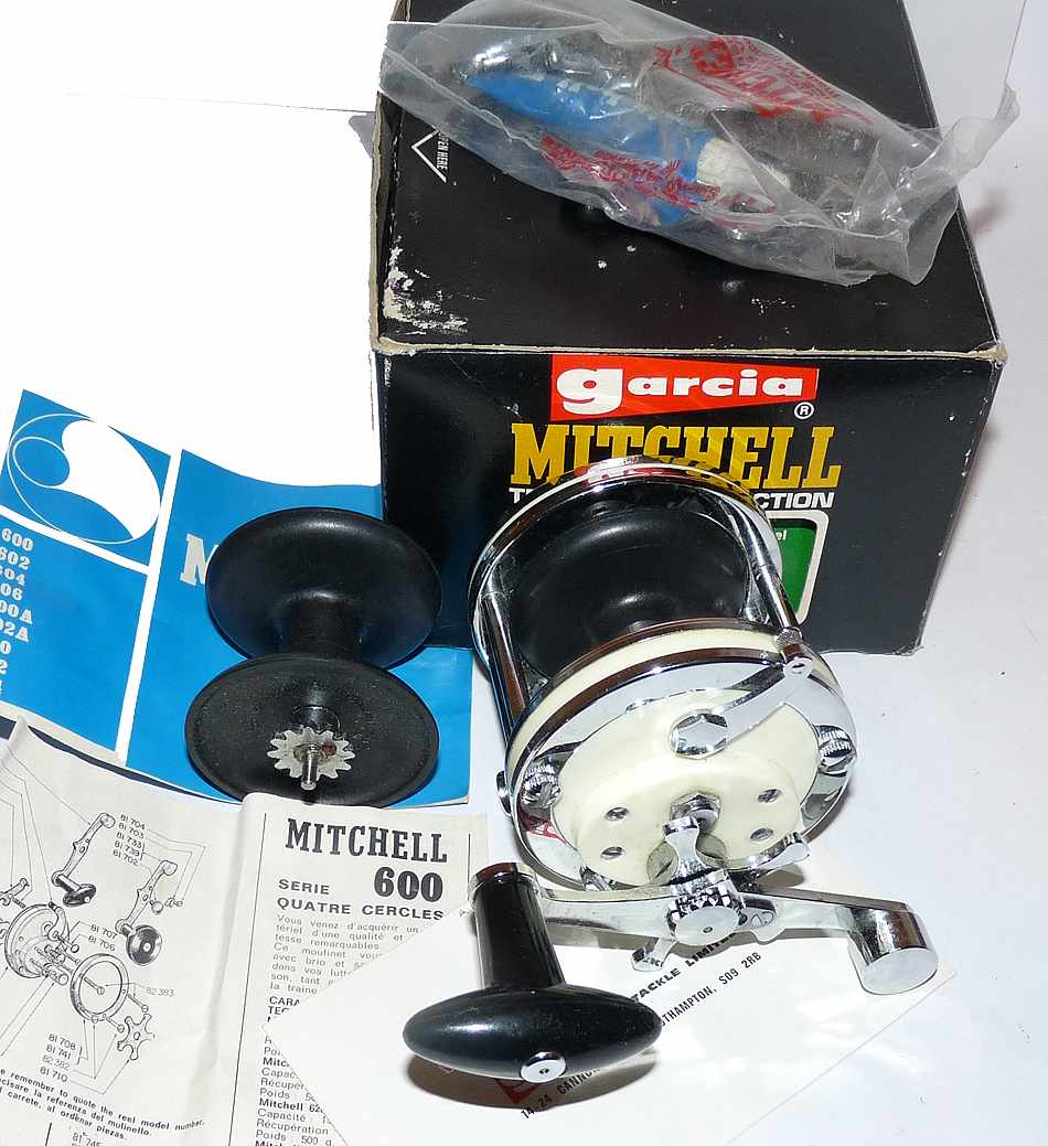Mitchell 602Ap sea fishing reel, mint in box with papers