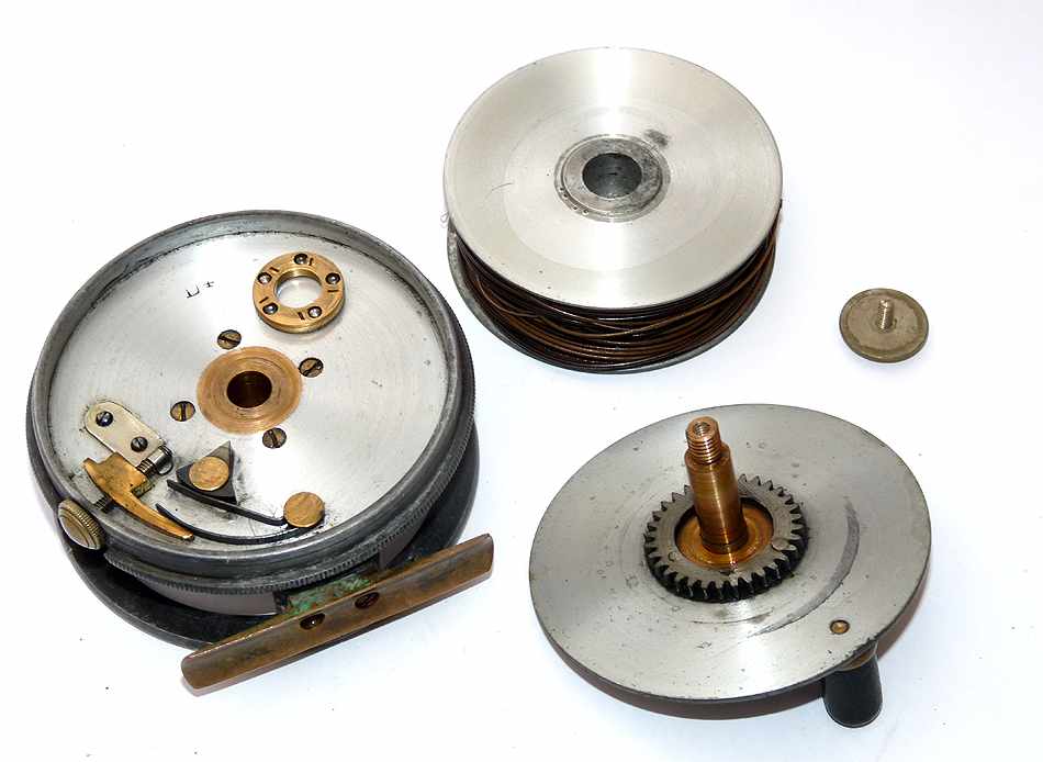 Ogden Smith by Dingley 3-1/2" perfect pattern vintage fly reel - Image 4