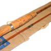 Farlow Aberdeen Midge 6' split cane trout fly fishing rod with bag