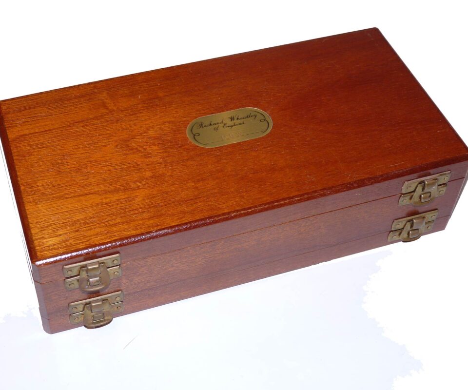 Large Richard Wheatley two layer trout fly case