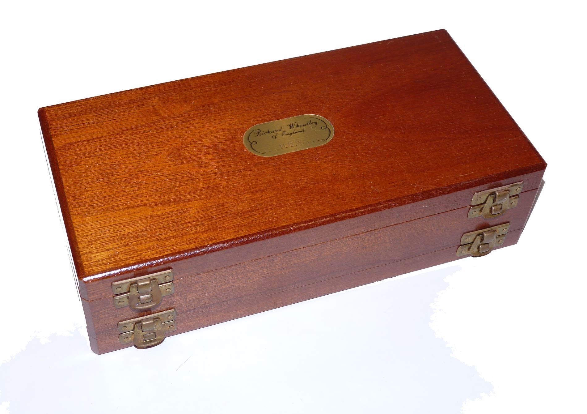Large Richard Wheatley two layer trout fly case