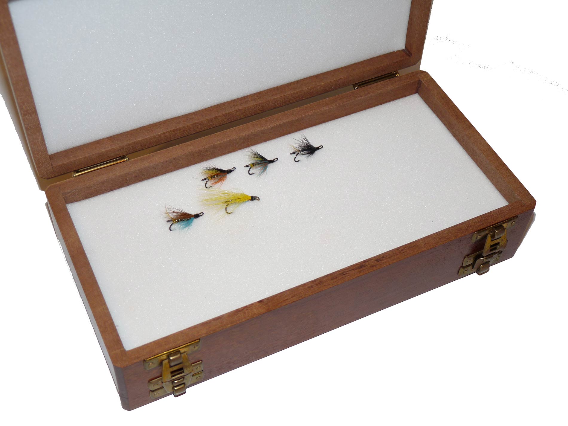 Large Richard Wheatley two layer foam interior trout fly case - Image 3