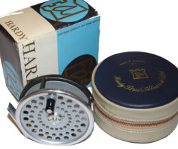 Hardy Marquis #8/9 trout fly reel with case and box fine con
