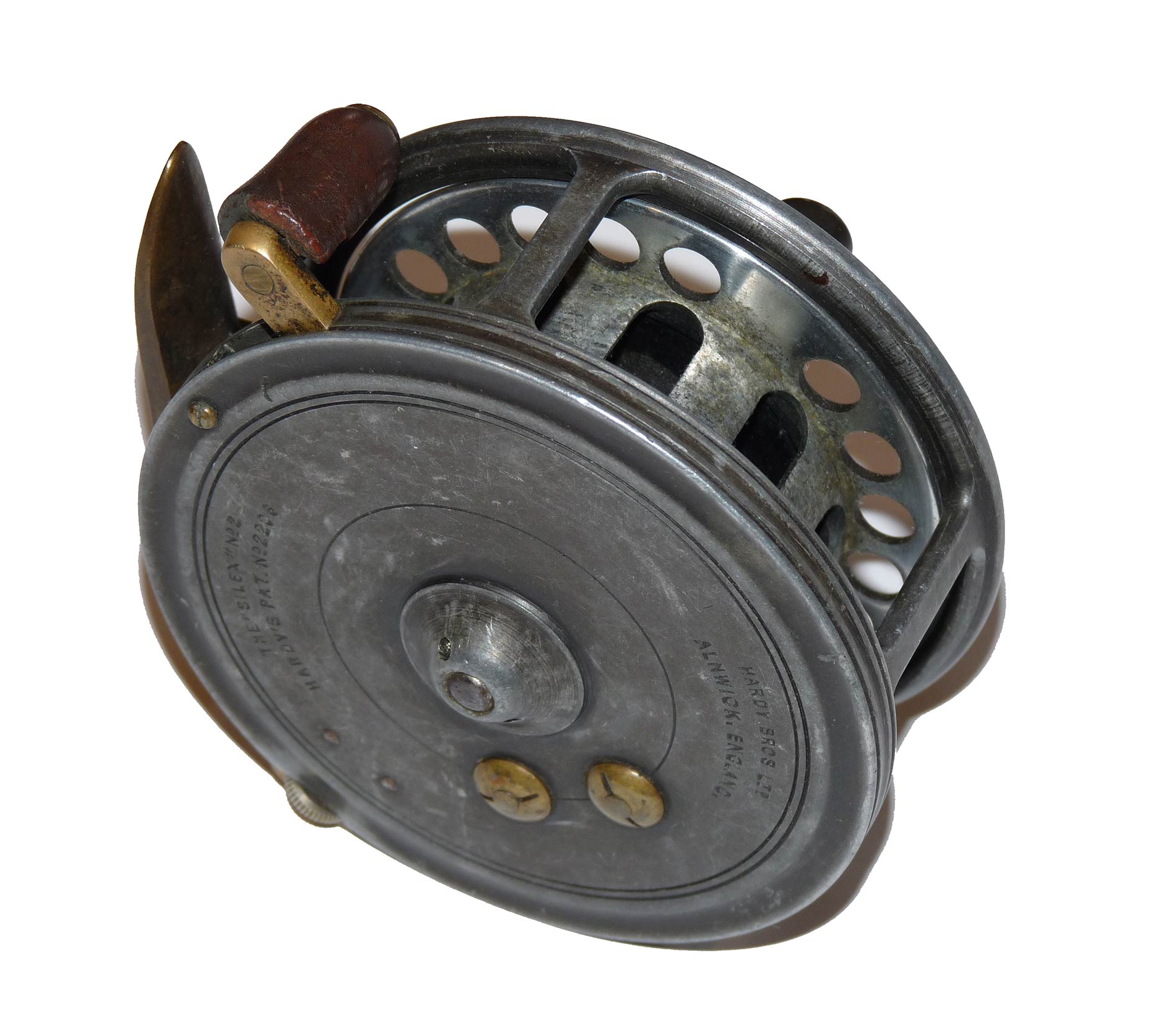 Hardy Silex No 2 casting reel with rectangular trigger brake 3.5" - Image 3