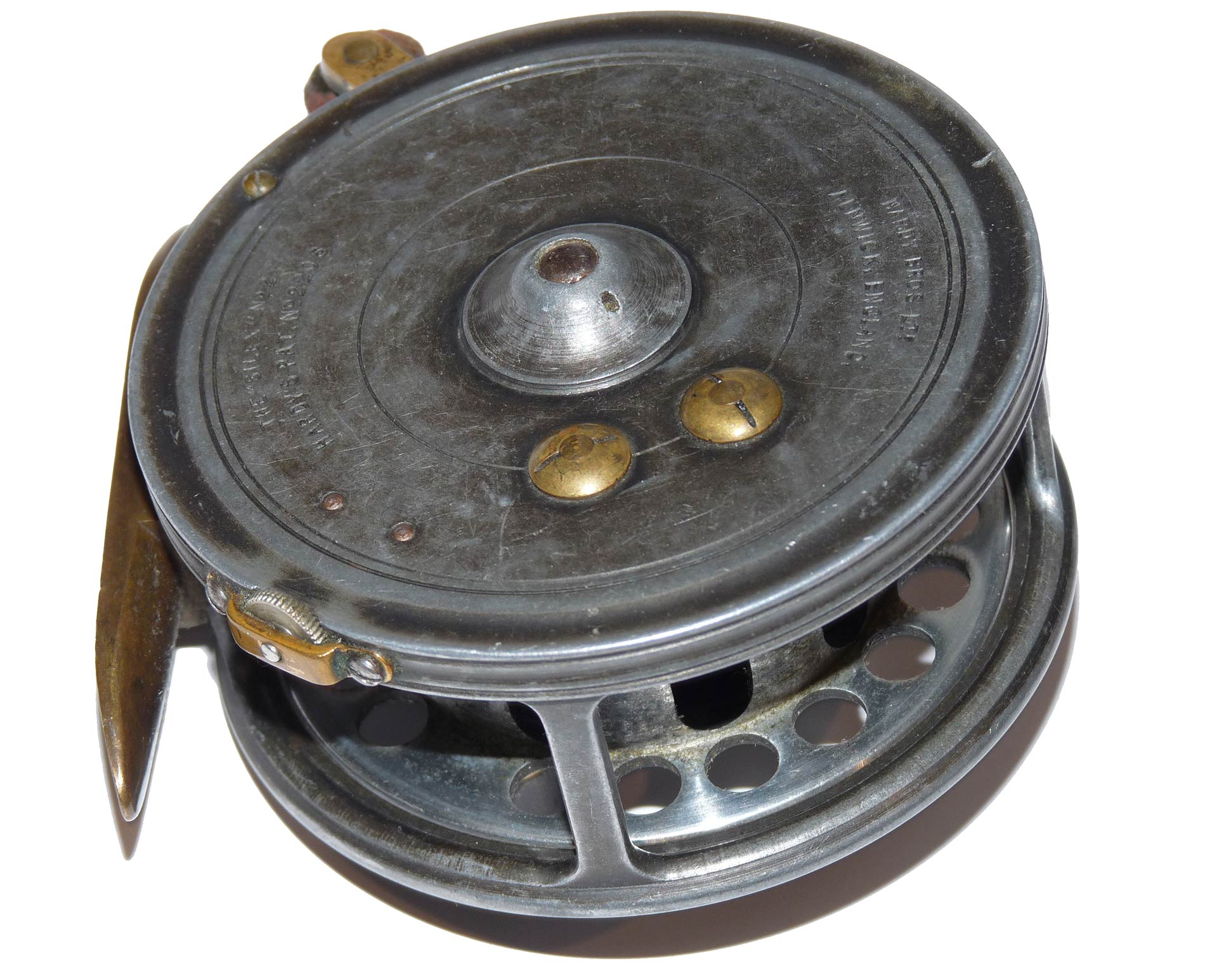 Hardy Silex No 2 casting reel with rectangular trigger brake 3.5" - Image 2