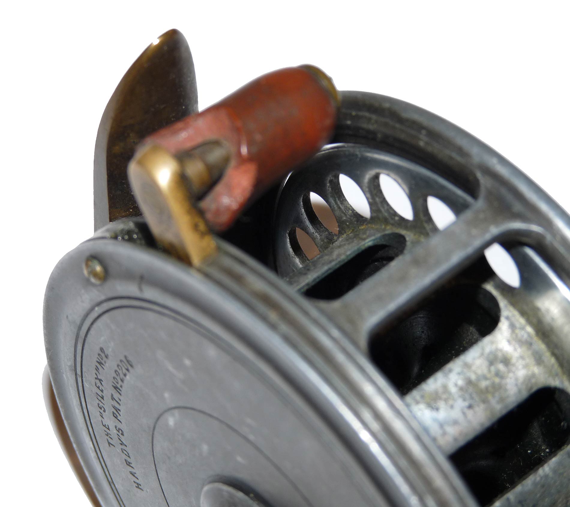 Hardy Silex No 2 casting reel with rectangular trigger brake 3.5" - Image 7