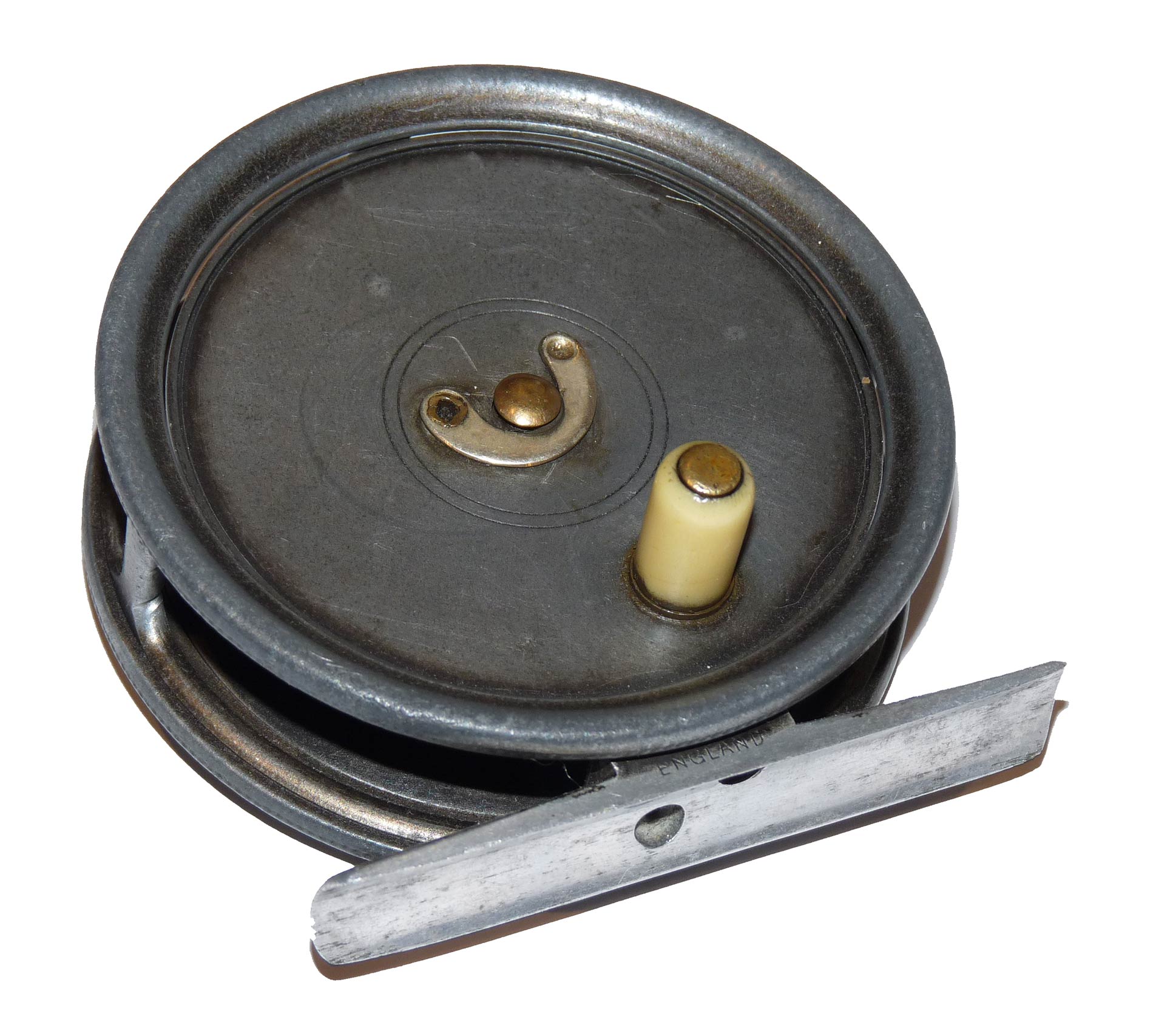Hardy Uniqua MK I 3 1/8" trout fly reel rare made for 1 year 1919 - Image 2