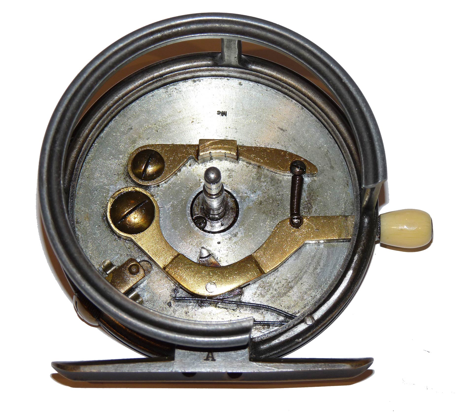 Hardy Silex No 2 3.75" vintage alloy casting reel - Image 4