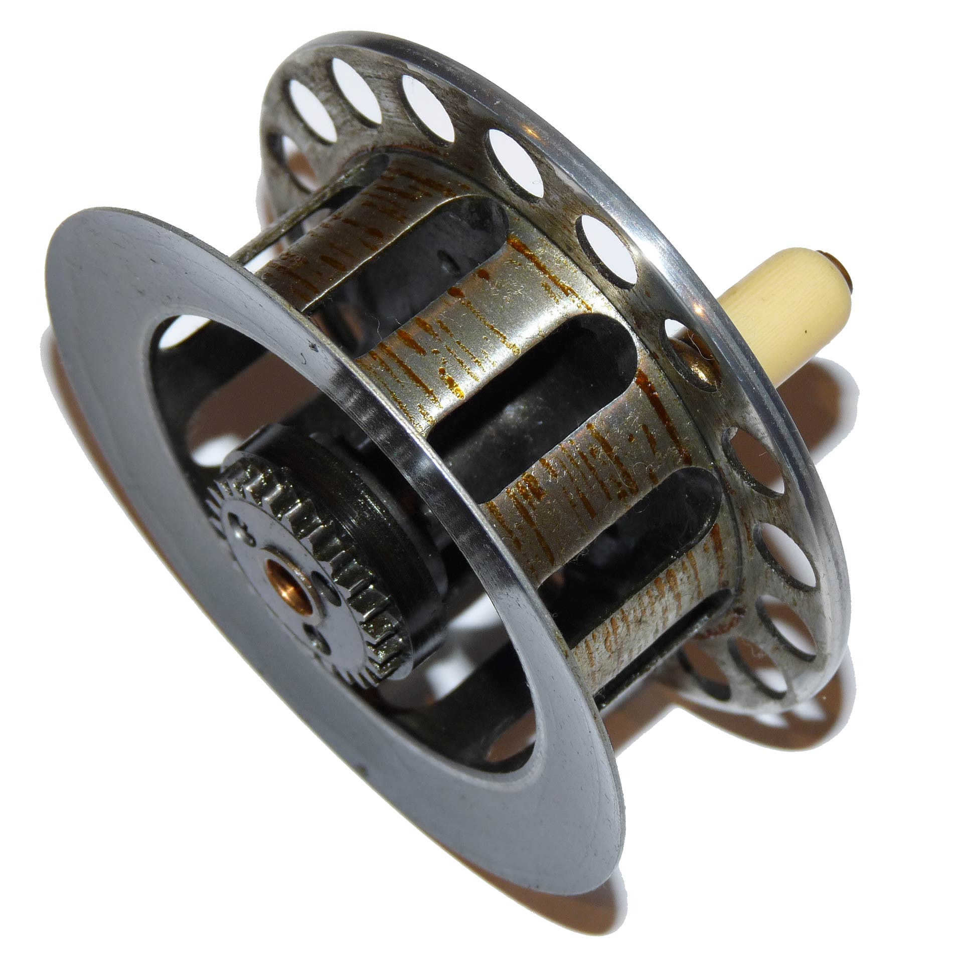 Hardy Silex No 2 3.75" vintage alloy casting reel - Image 5