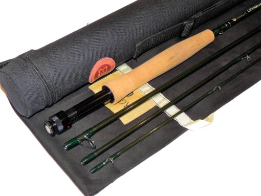 Hardy Uniqua 4 piece 9' line #5 trout fly rod with case