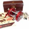 Abu Ambassadeur 6000 red in case with tools & papers