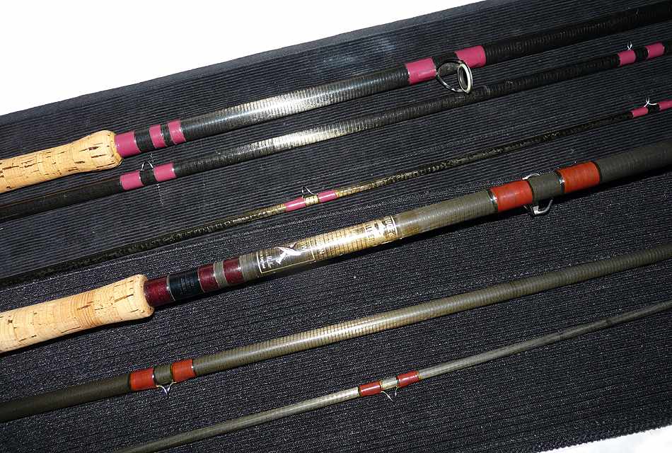 2 Bruce & Walker Expert Carbon 15' 3pce salmon fly rods #9-11