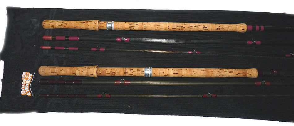 2 Bruce & Walker Expert Carbon 15' 3pce salmon fly rods #9-11 - Image 3