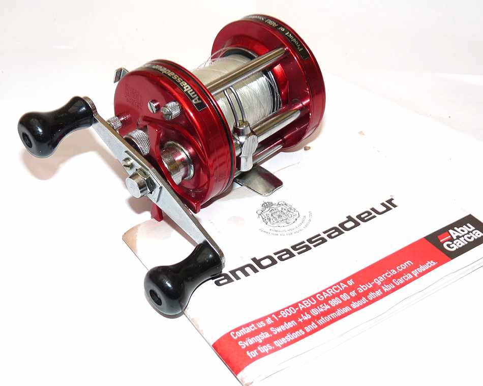 Abu Garcia Sweden Ambassadeur 6500A multiplier reel, fine with booklet