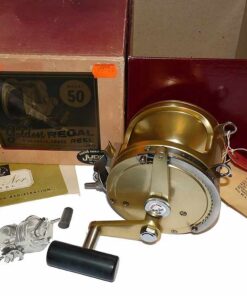 Fin-Nor Regal 50 Tycoon Miami gold big game reel, old shop stock