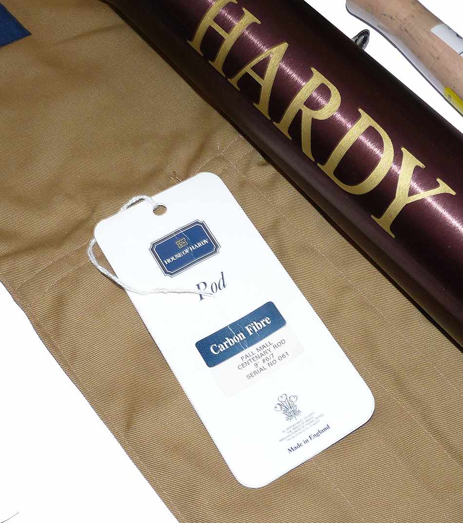 Hardy Pall Mall Centenary Rod 1892-1992, No61, 9ft 4 pce #4, unused xx rare - Image 6