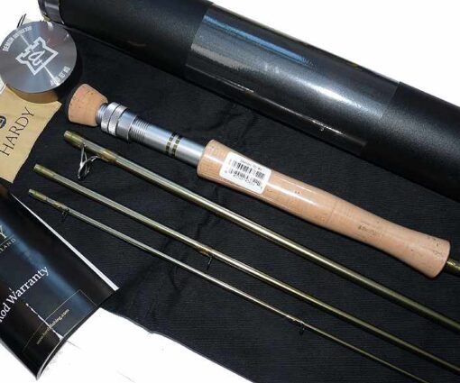 Hardy Demon Sintrix 330 10' 4 pce carbon fly rod with bag and tube #6