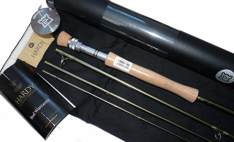 Hardy Demon Sintrix 330 10' 4 pce carbon fly rod with bag and tube #6