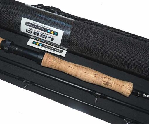 Loop Black Line 10' 3 pce carbon fly rod #7 bag and tube