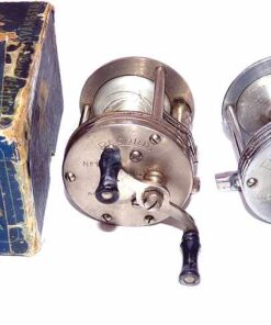 ABU Record 1700 + Record 1550 with box vintage reels