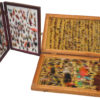 600 trout salmon flies in 2 wood reservoir boxes
