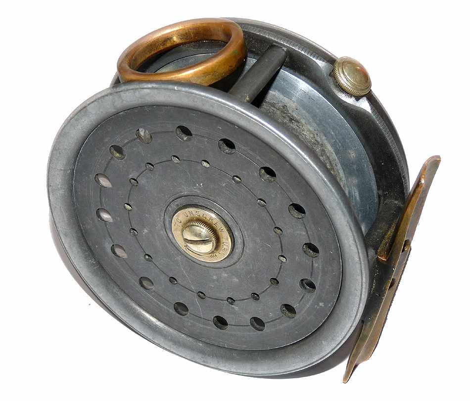 Alex Martin Thistle 4" vintage alloy salmon fly reel by Dingley - Image 4