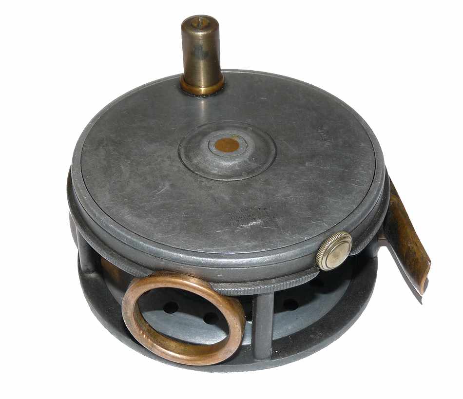 Alex Martin Thistle 4" vintage alloy salmon fly reel by Dingley - Image 3