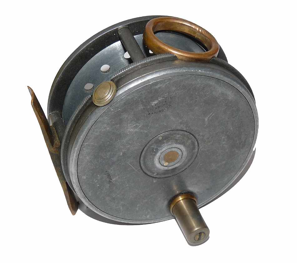 Alex Martin Thistle 4" vintage alloy salmon fly reel by Dingley