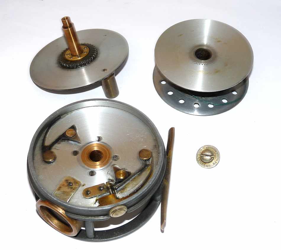 Alex Martin Thistle 4" vintage alloy salmon fly reel by Dingley - Image 5