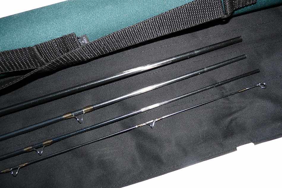 Hardy Jet Sintrix 8' 4 pce carbon travel fly rod #4 bag and tube - Image 3
