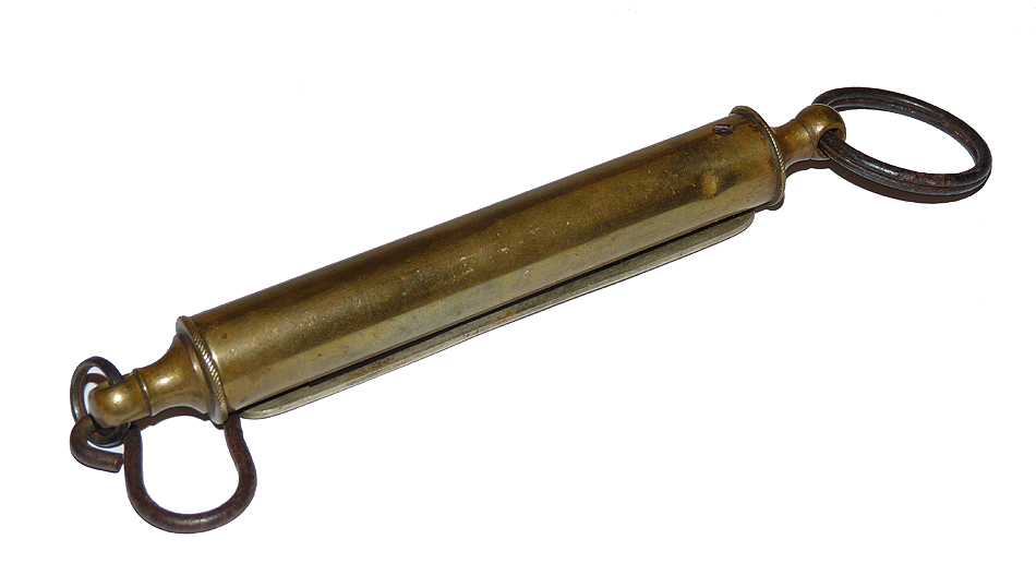 Hardy antique brass weigh scales, nickle measure plate for collector - Image 4