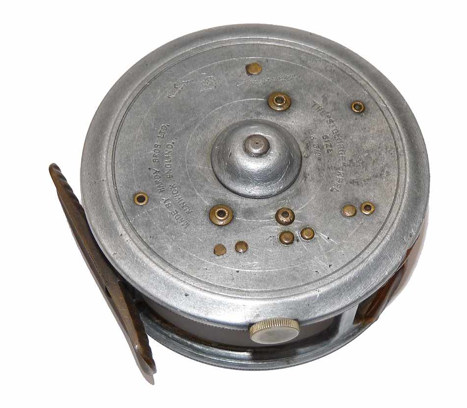 Hardy St George 3-3/8" vintage fly reel converted to LHW + s/spool - Image 3