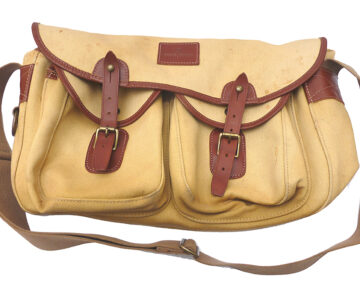 Hardy canvas and leather game fishing bag ,travel, walking ,very clean