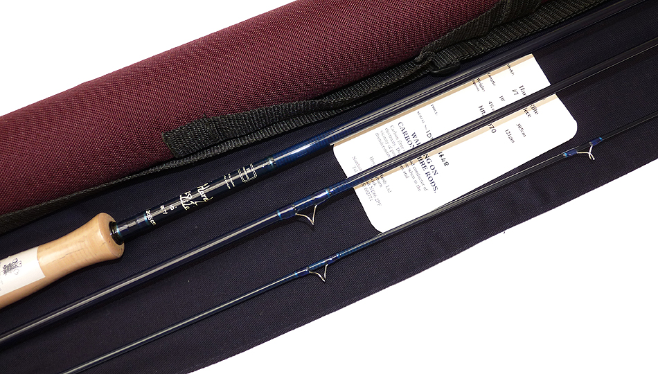 Hardy Elite 10' 3pc carbon fly rod #7, brand new with bag, tags and tube - Image 4