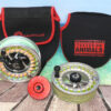 Nautilus Miami USA NV Ten Eleven salt water fly reel + s/spool + lines + clutch kit + cases B