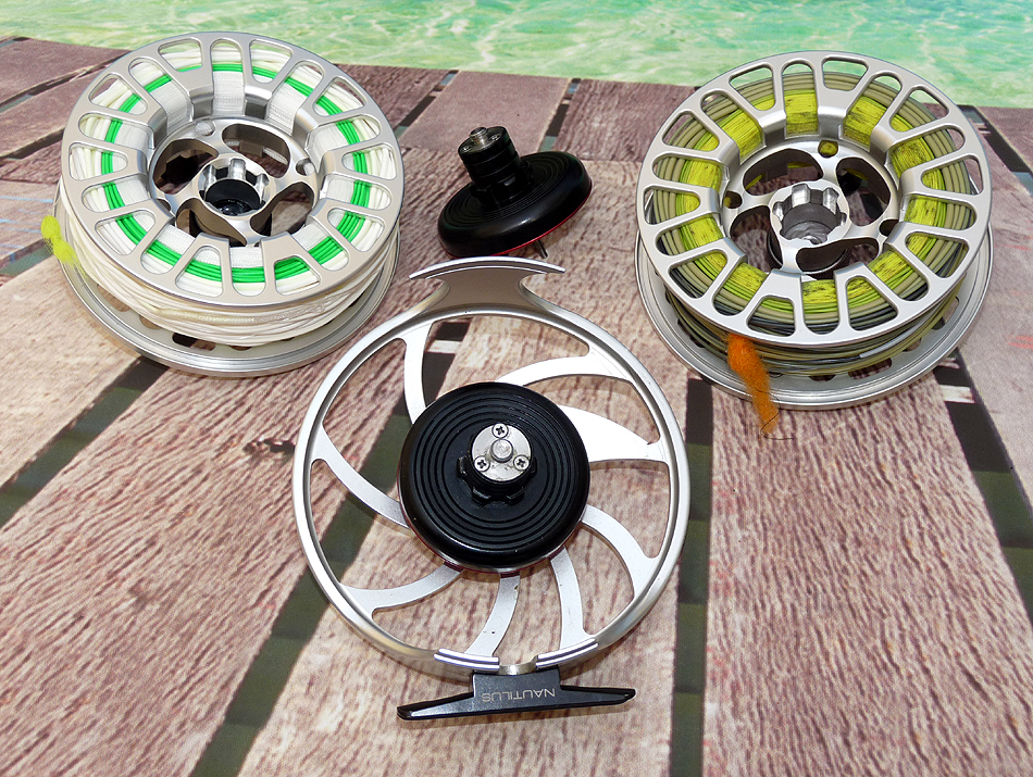 Nautilus Miami USA NV Eleven Twelve salt water fly reel + s/spool