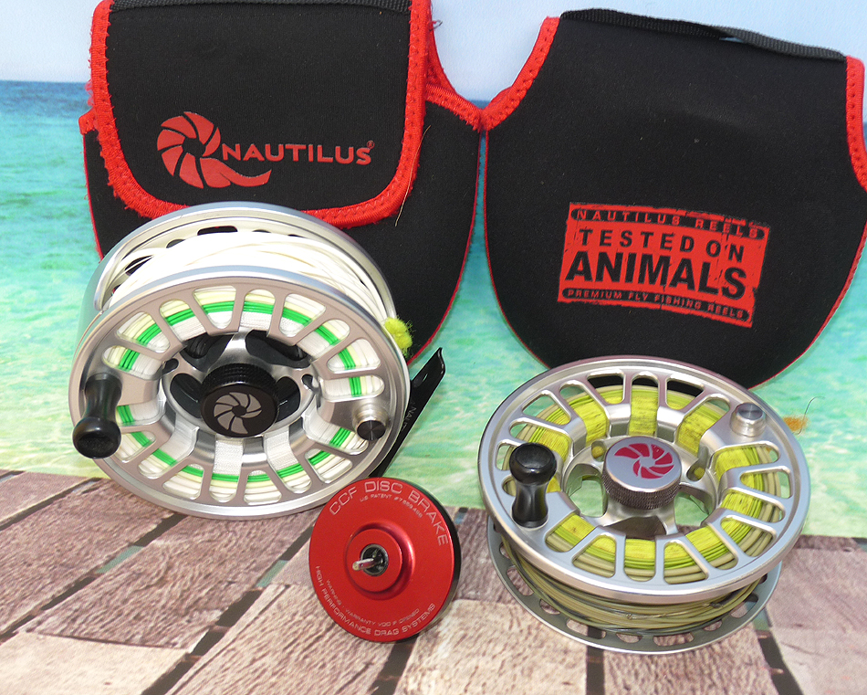 Nautilus Miami USA NV Eleven Twelve salt water fly reel + s/spool