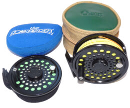 Ross Reel USA Gunnison G-3 alloy fly reel s/spool lines & cases
