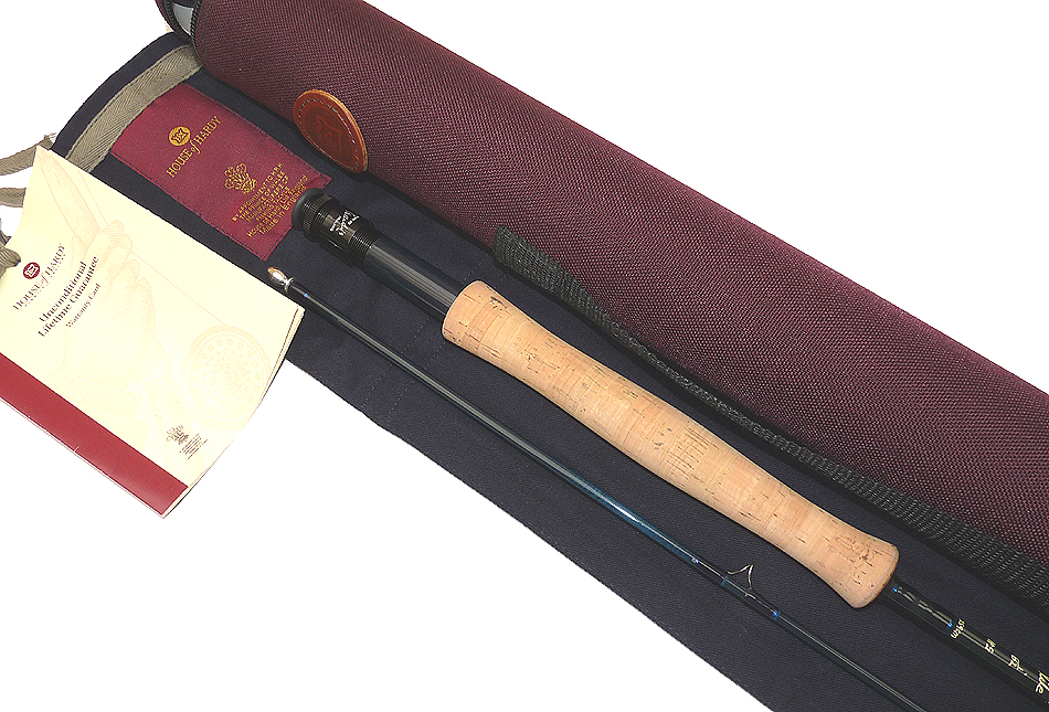 Hardy Elite 8'6" 2pc carbon trout fly rod #5, brand new with bag tag and tube
