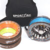 Hardy Ultralite 5000 CLS fly reel+ 2 spare spools with line + case