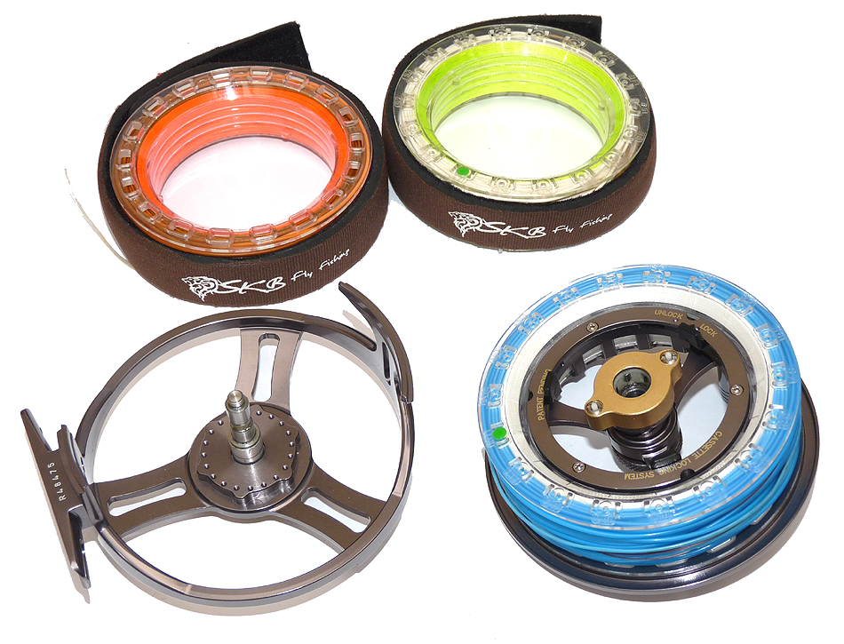 Hardy Ultralite 5000 CLS fly reel+ 2 spare spools with line + case - Image 5