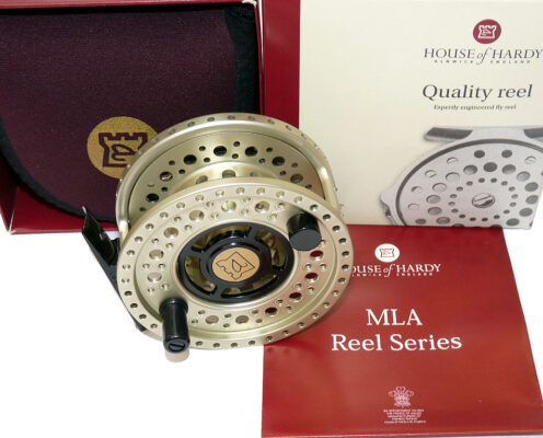 Hardy MLA Gold 325 Ltd Edition fly reel brand new with papers, case and box