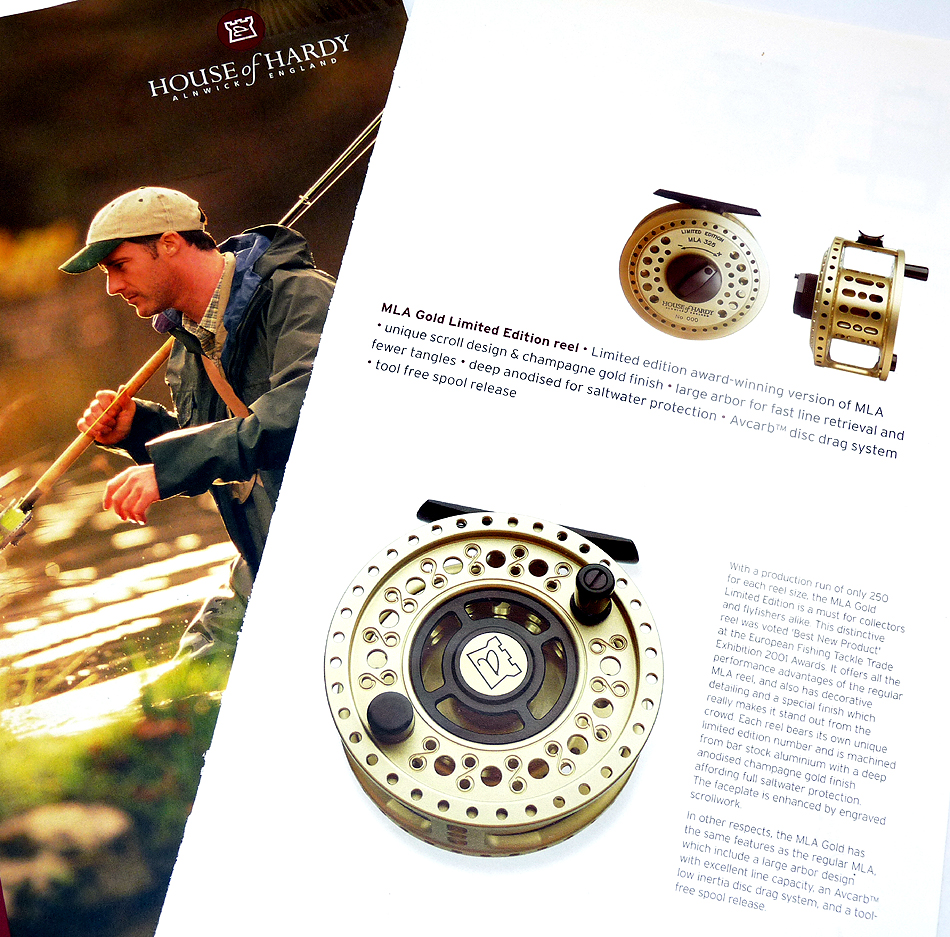 Hardy MLA Gold 325 Ltd Edition fly reel brand new with papers, case and box - Image 6