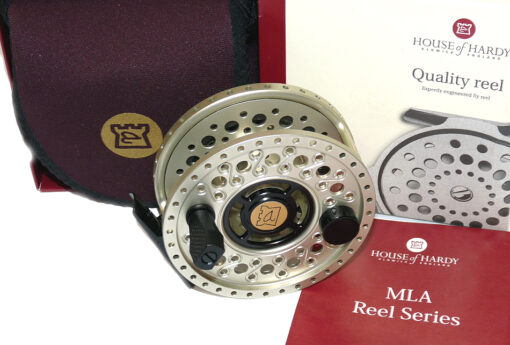 Hardy MLA Gold 375 Limited Ed fly reel brand new with papers case and box